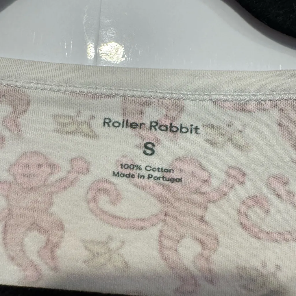 Roller Rabbit Monkey patterned organic cotton pajama set - Image 4