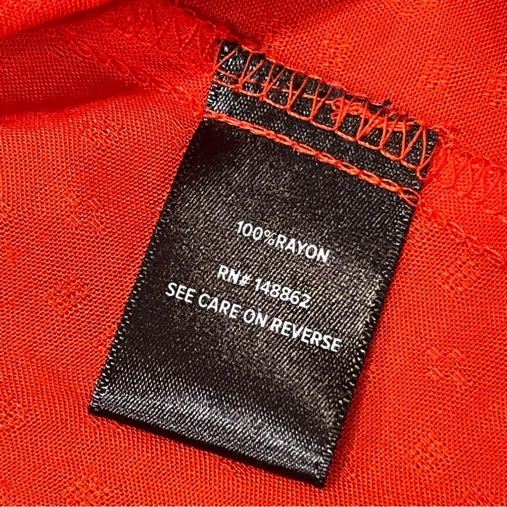 NEW Torrid Orange Flutter Sleeve Top Blouse - Image 9