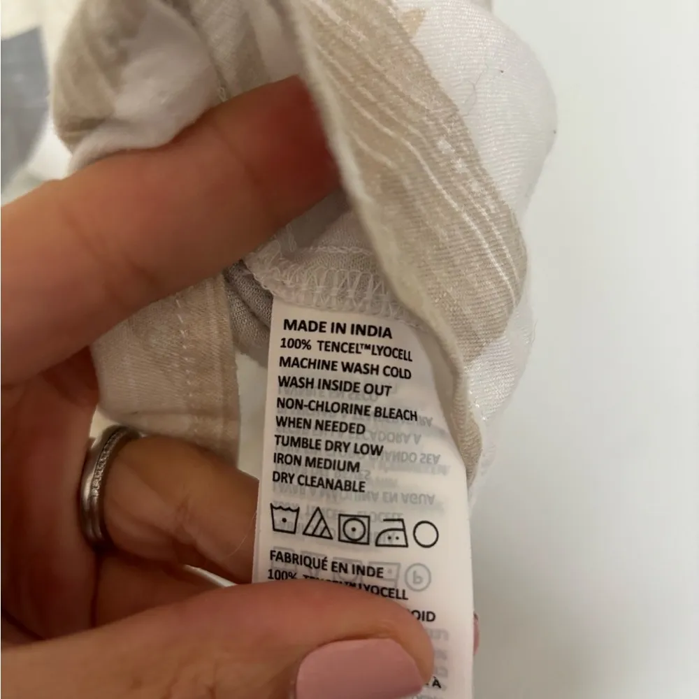 Prana McKenzie front tie tank top sz m - Image 5