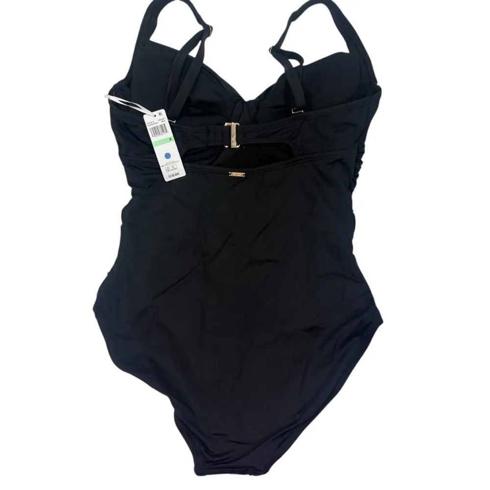 Anne Cole $88 Women's Live In Color Underwire Surplice One Piece Swimsuit 8 M - Image 5