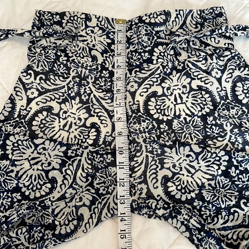 Truth NYC pretty blue and white palazzo pants lined to upper thigh flowy EUC - Image 7