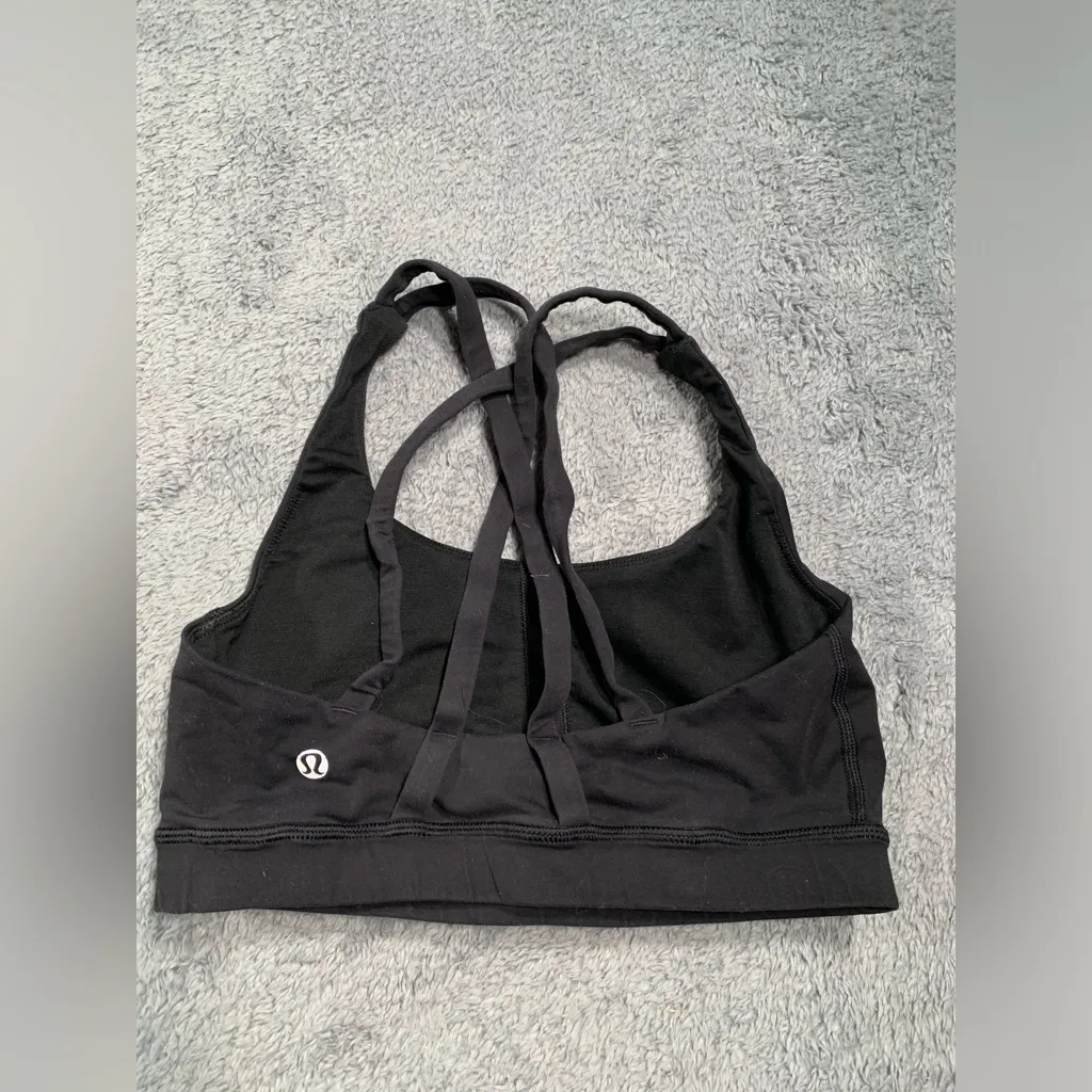 Lululemon Black Strappy Sports Bra - Image 5