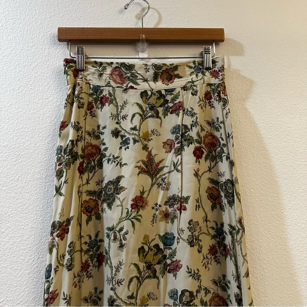 For Love & Lemons Women's Floral High Waisted Maxi Skirt Size Small - Image 7