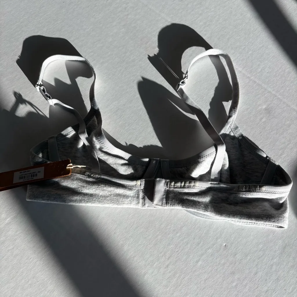 Net skims cotton logo demo bra Gray Underwire Bra 34a - Image 3