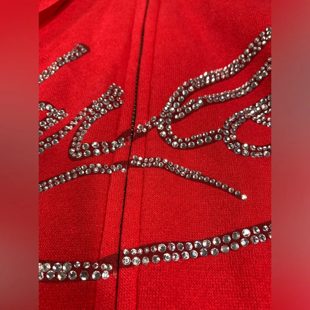 Harley Davidson red zip sweatshirt XL - Image 4