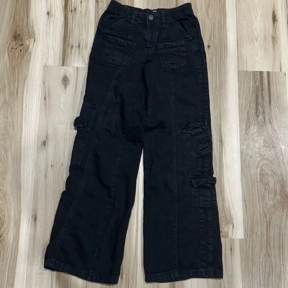 Urban Outfitters BDG y2K Cargo Wide Leg Black Women’s 24 - Image 2