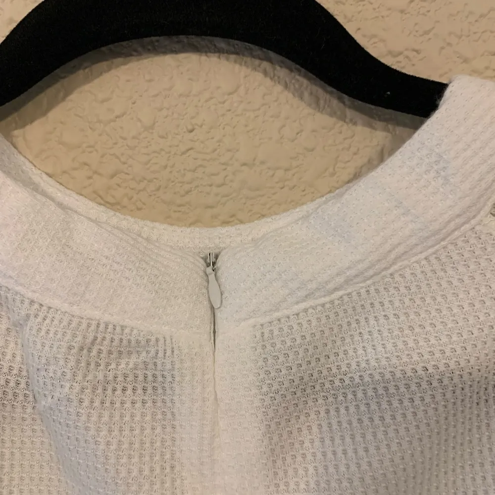 White Miholl long sleeve with lace sleeves, size L, festivals, bridal shower Size L - Image 3