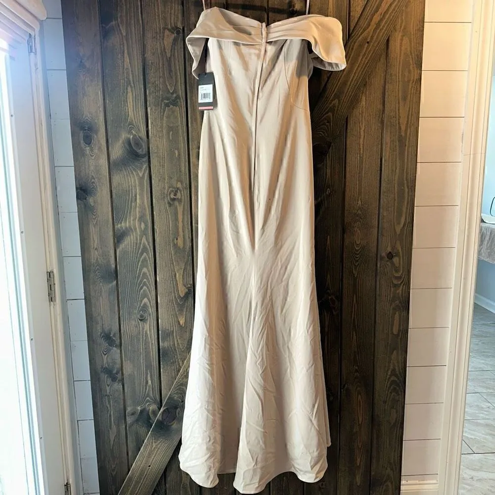 NWT La Femme Off The Shoulder Dress - Image 5