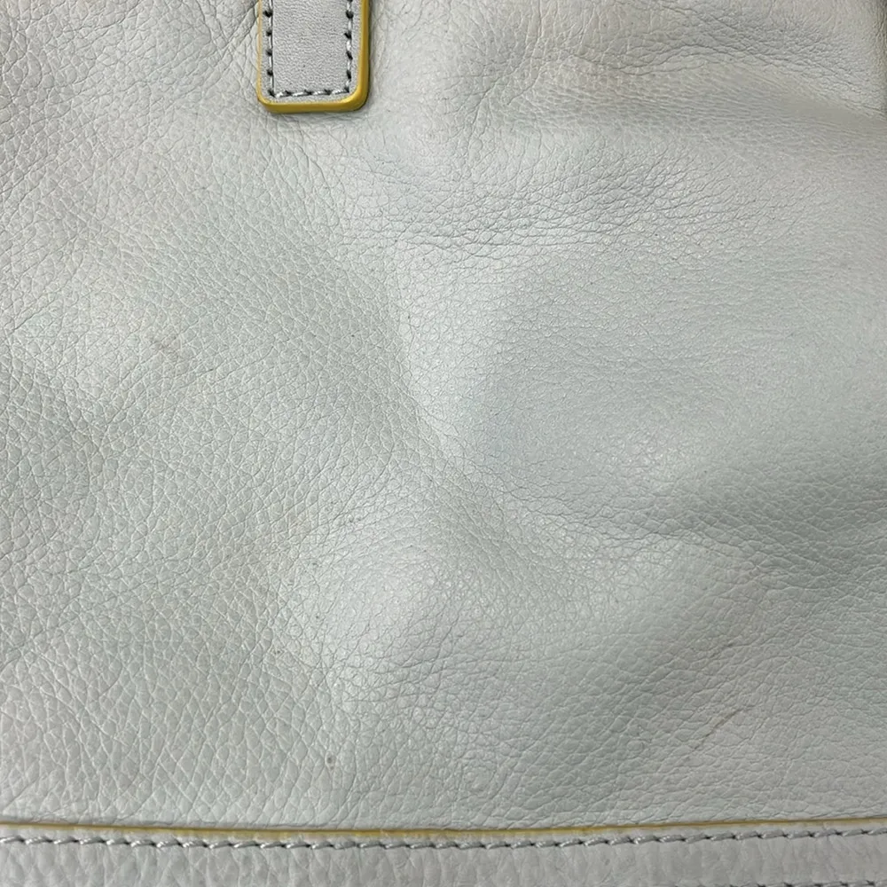 Botkier Mint Green, Gold Shoulder Satchel - Image 6