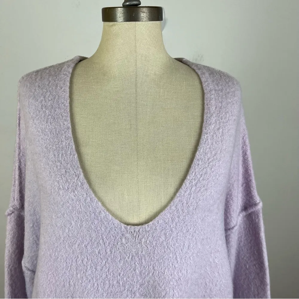 Free People Sweater Weather Pullover in Lilac - Image 4