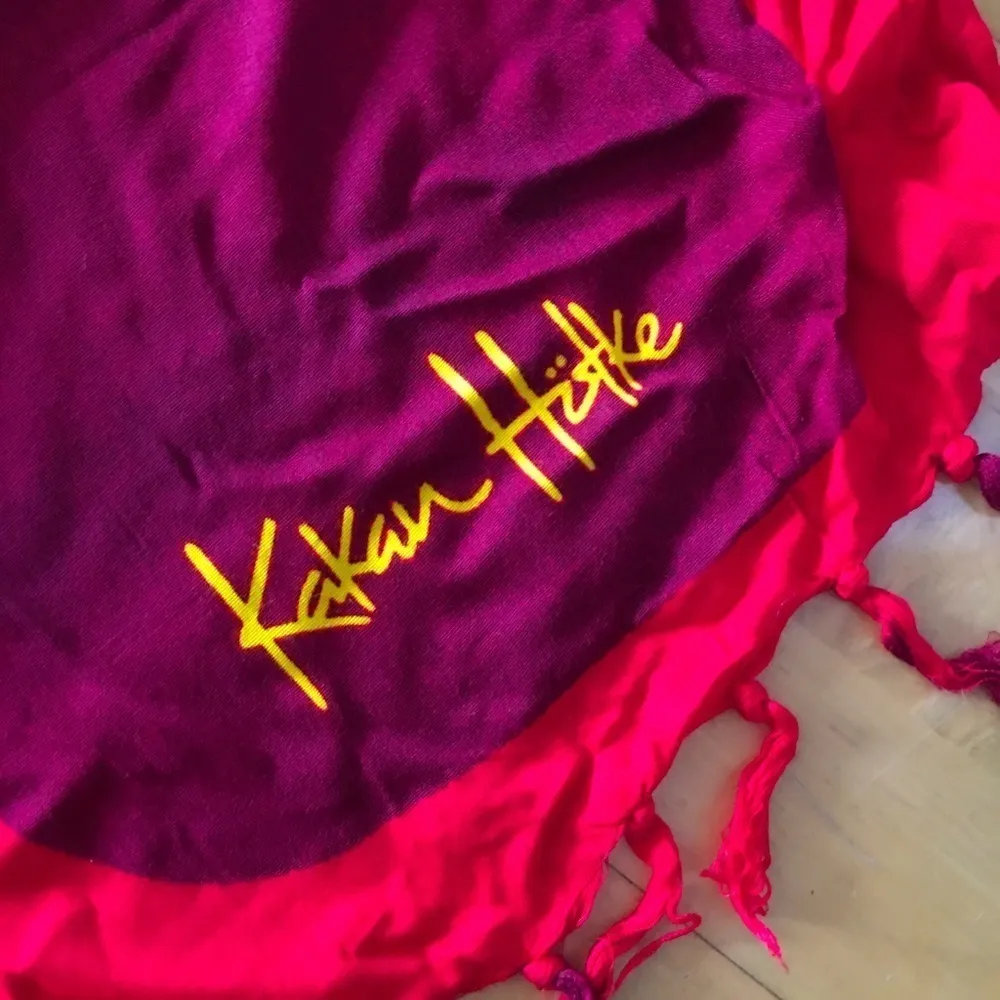 Colorful, Rainbow, Art Deco, Pashmina Style Fringe Wrap Scarf from Brazil White - Image 5