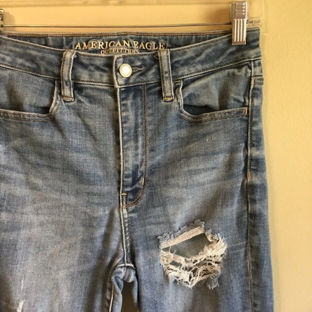 American Eagle outfitters super hi-rise jegging si - Image 3