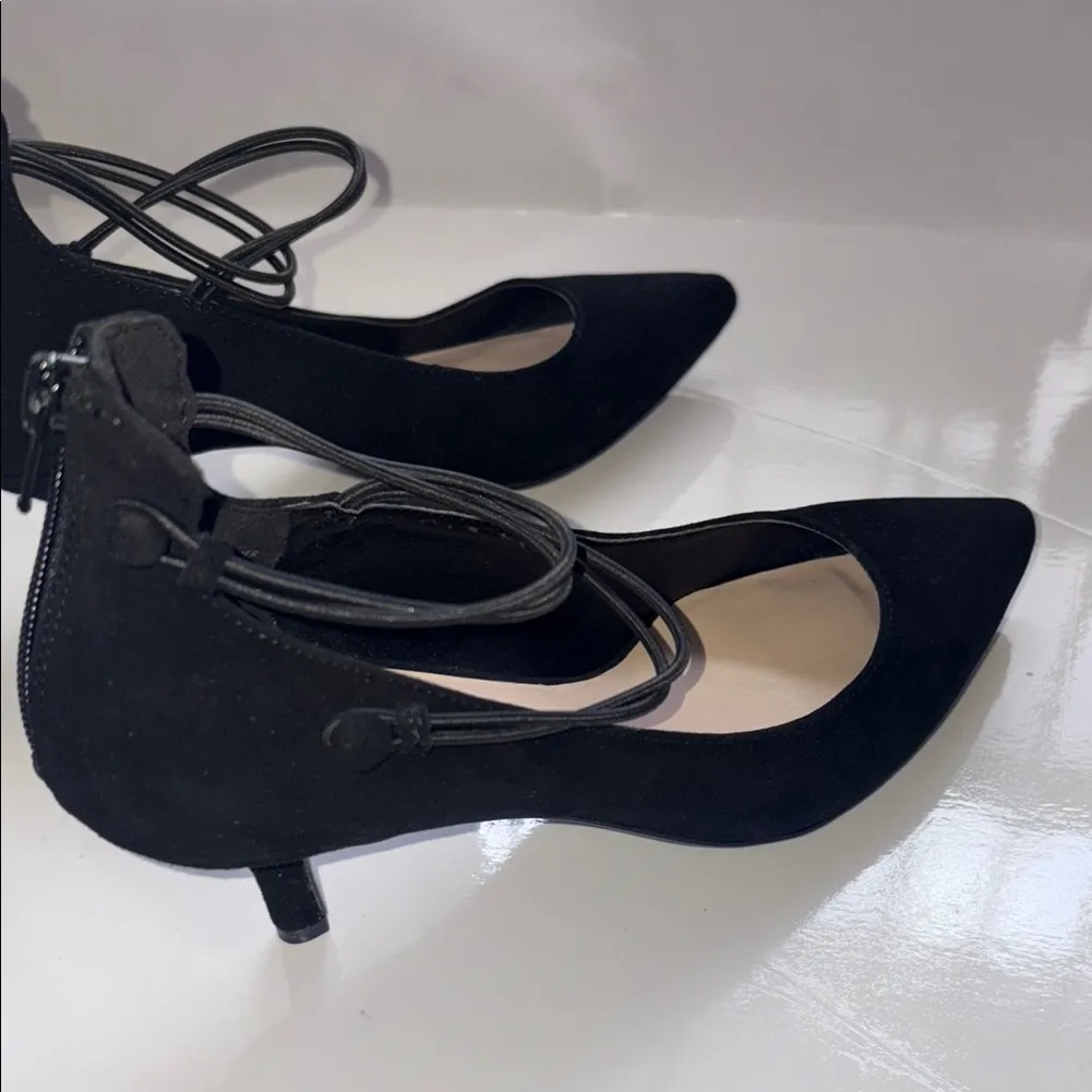 Nine West Black Heels with Ankle Strap NWOT - Image 3