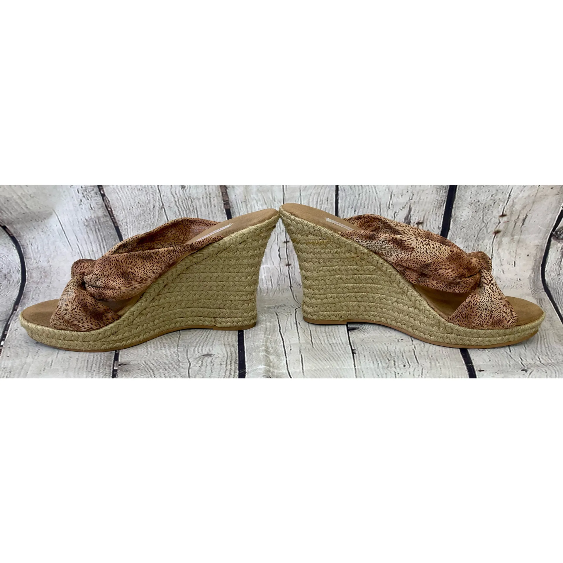 Xhilaration Knotted Woven Wedge Espadrilles - Image 9
