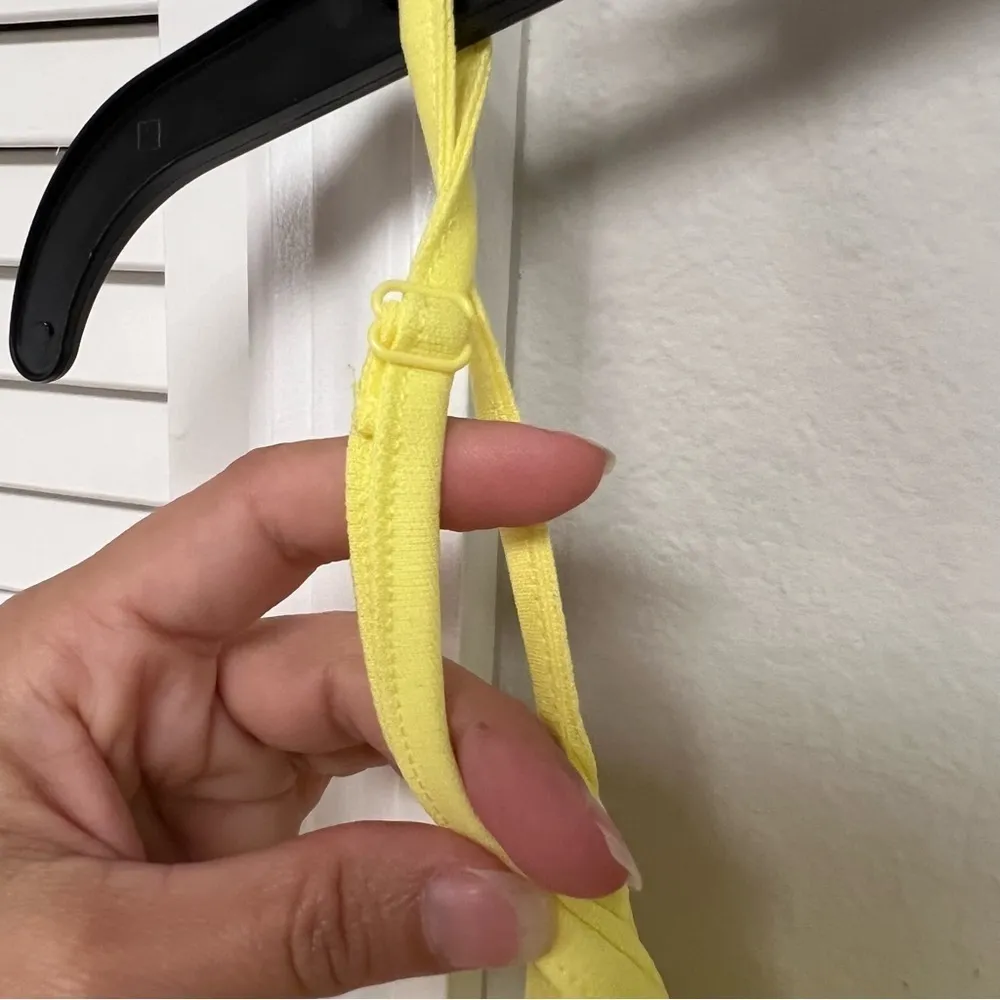 v neck casual shift dress bright yellow small - Image 9