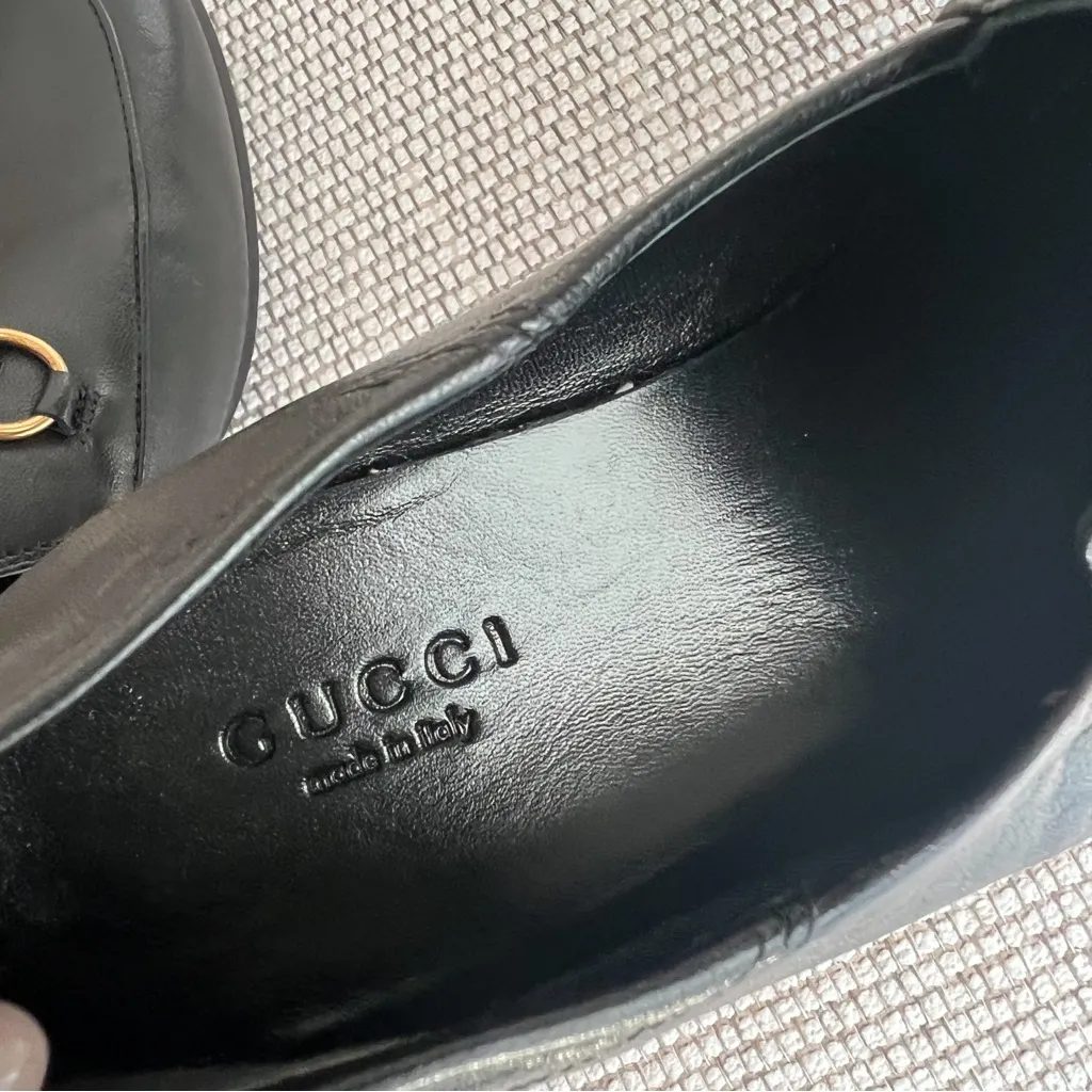 Gucci Brixton Horsebit Convertible Loafers in Black - Image 11