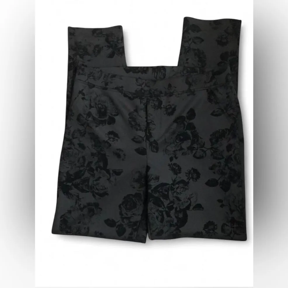 NWT Joseph Ribkoff women’s Black Floral Skinny Pants Size 12 - Image 4