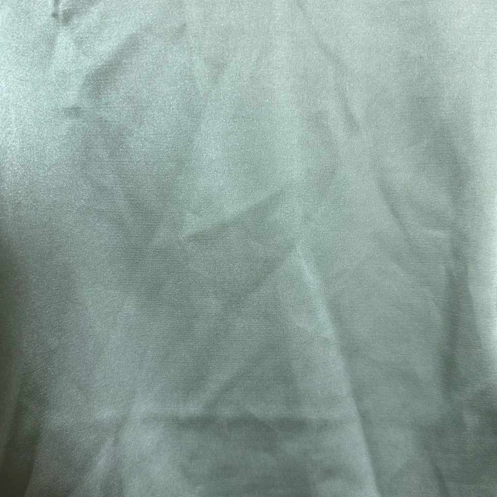 Cider Light Green with Black Lace Shoulder Straps Slip Dress Side Rouching SZ‎ M - Image 5