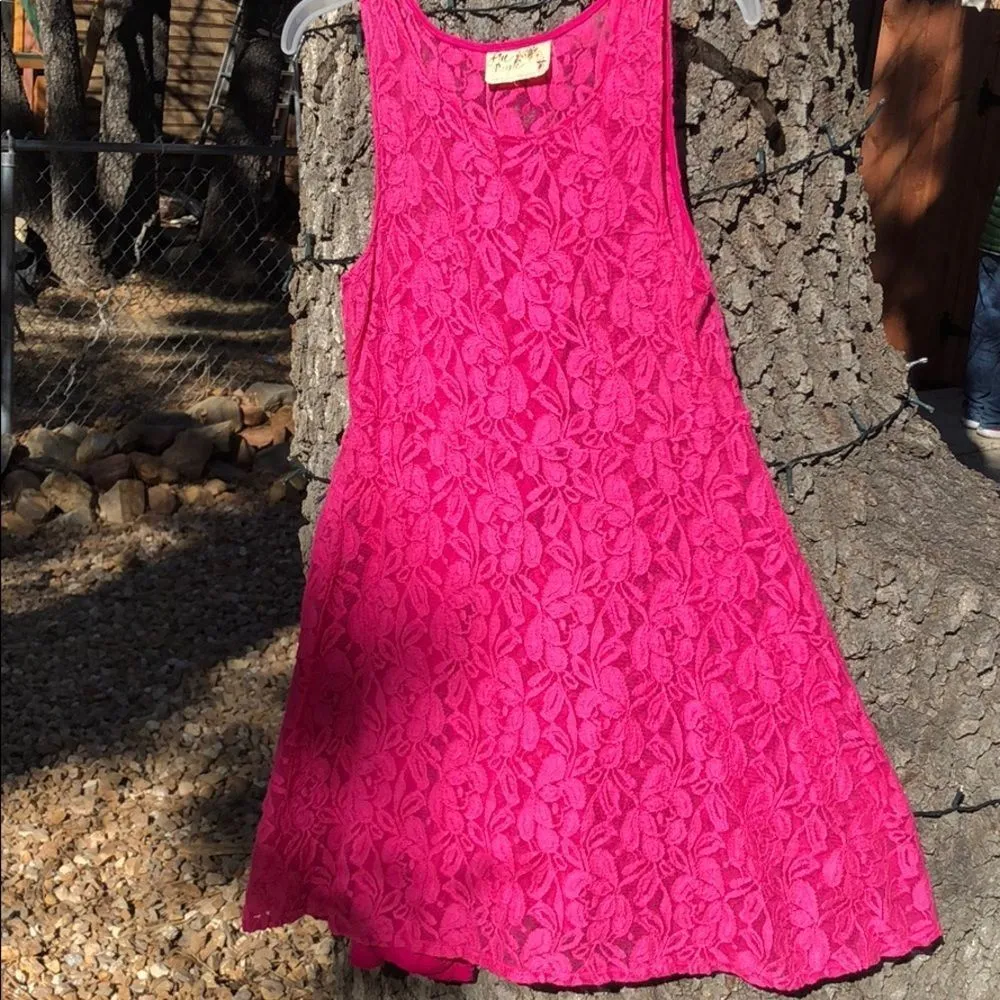 Free People Pink Lace Maxi‎ Dress - Image 7