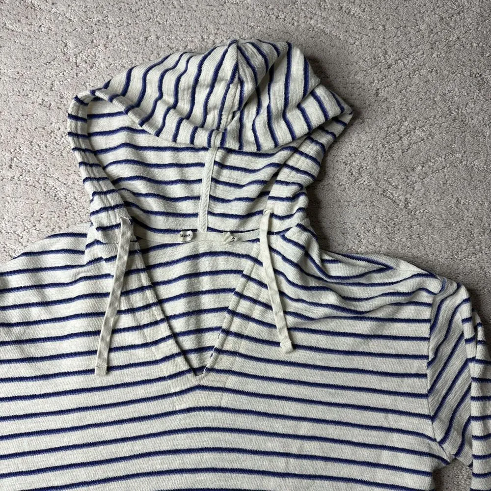 Women's Marine Layer Size XS Striped Playa Hoodie Lightweight - Image 2