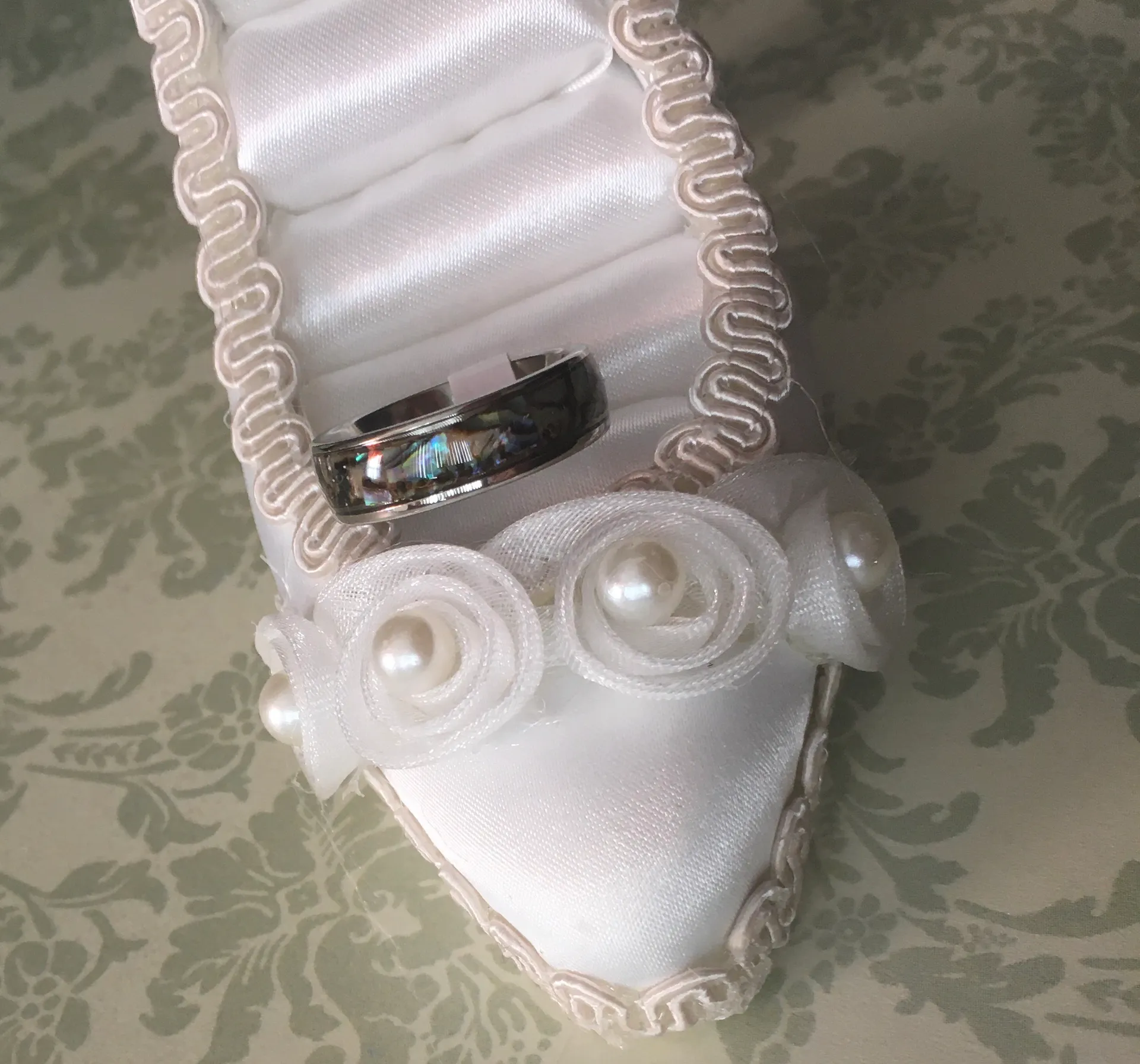 Abalone Shell Ring, Size 8 - Image 4