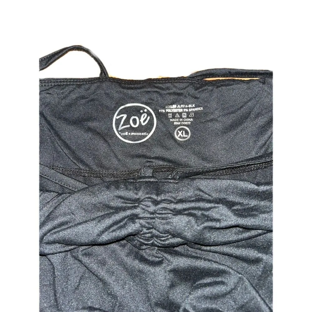 Zoe + Phoebe NWT XL Low Rise Legging Black - Image 6