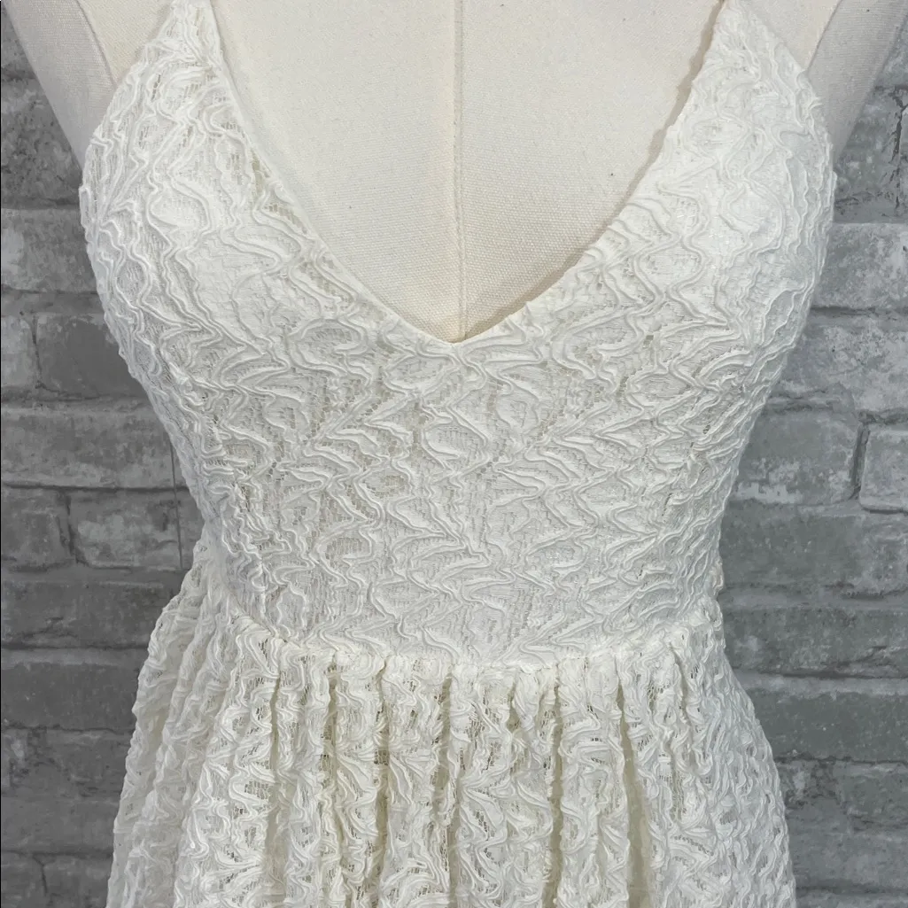 Asilio Shine A Light White Lace Dress - Image 3
