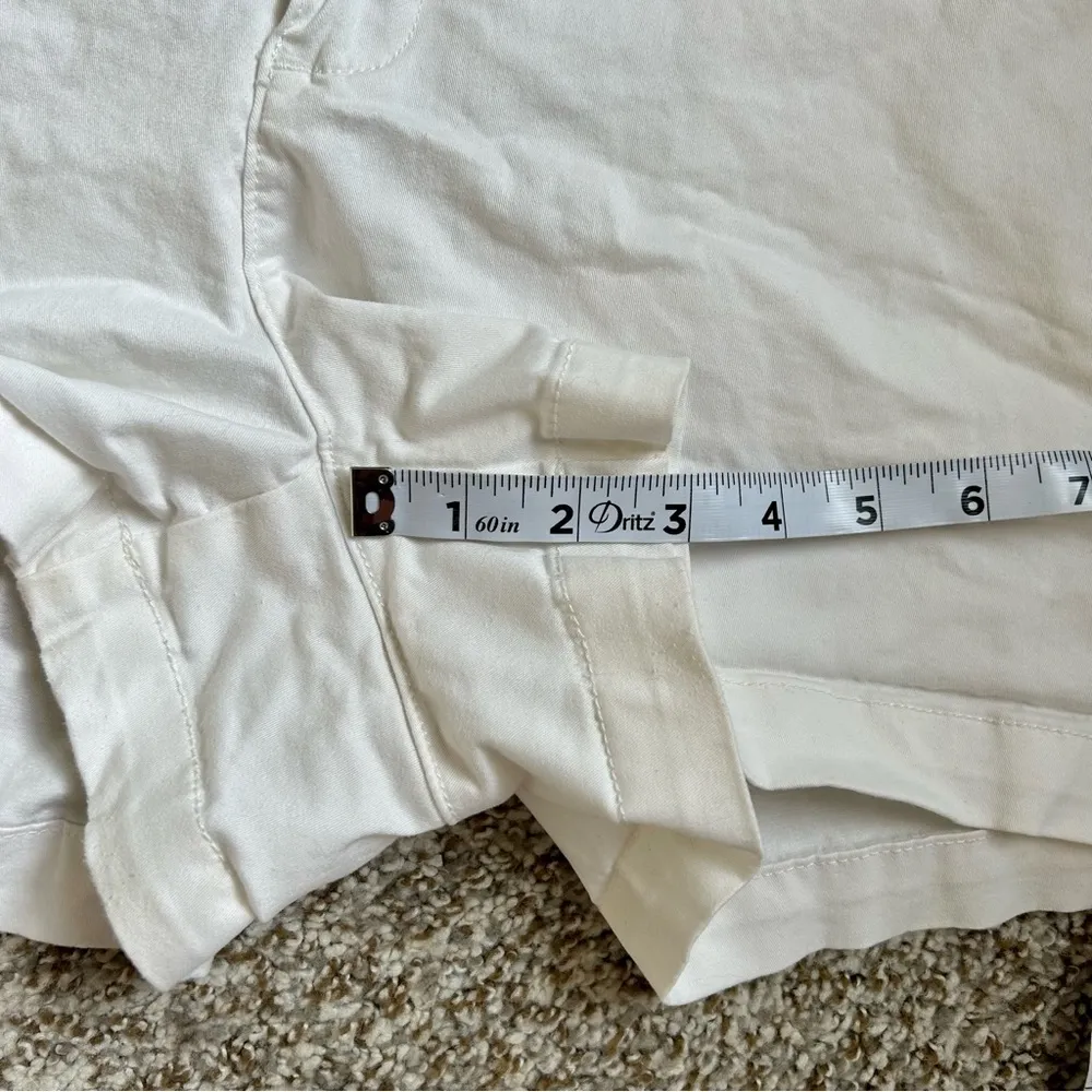 🦋 A New Day White Stretch Shorts Size 12 - Image 6