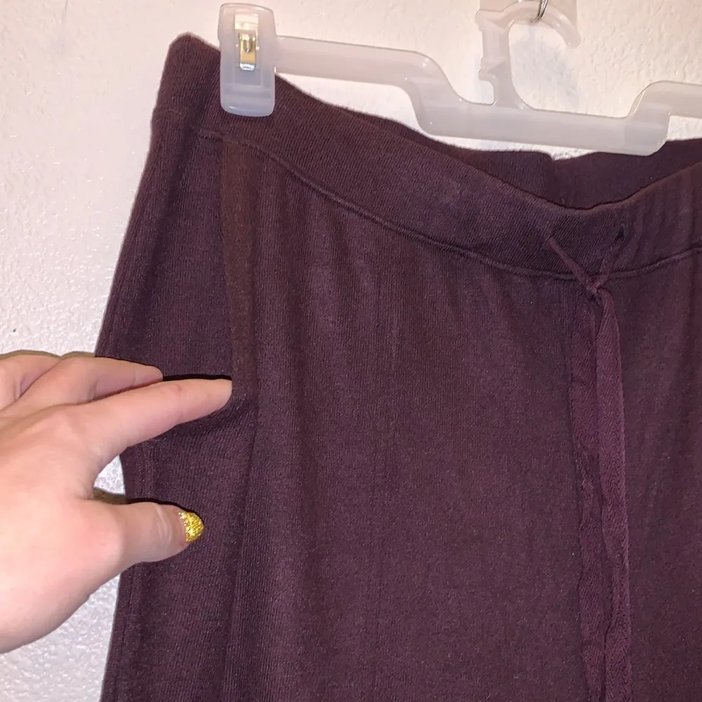 Max & Mia NWT  Heather Wine super soft sweatpants - Image 3