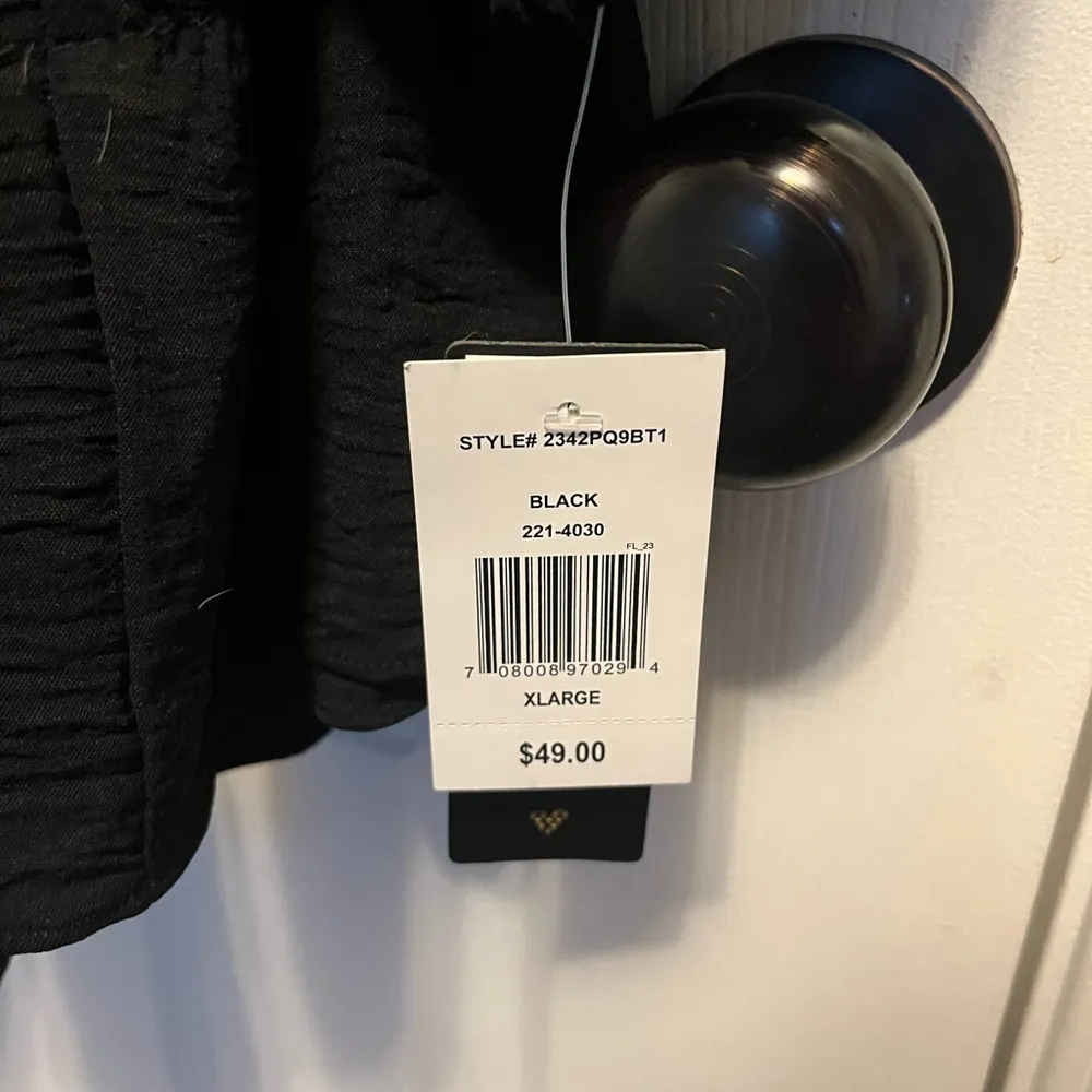 NWT City Triangle Juniors Long Sleeve Fit + Flare Black Dress XL. Concert. Beach - Image 7