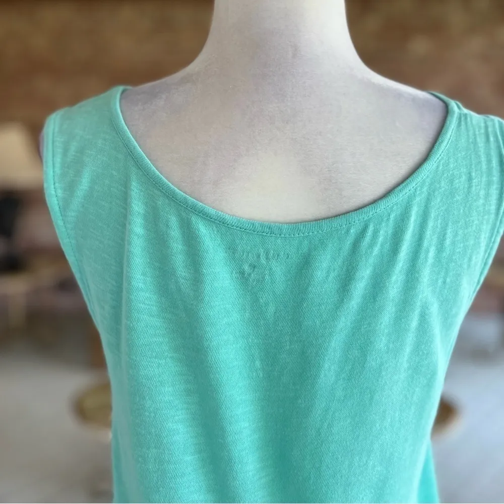 G.H. Bass & Co. Dress M Mint Green Crochet Lace Mini Sheath Size M - Image 9