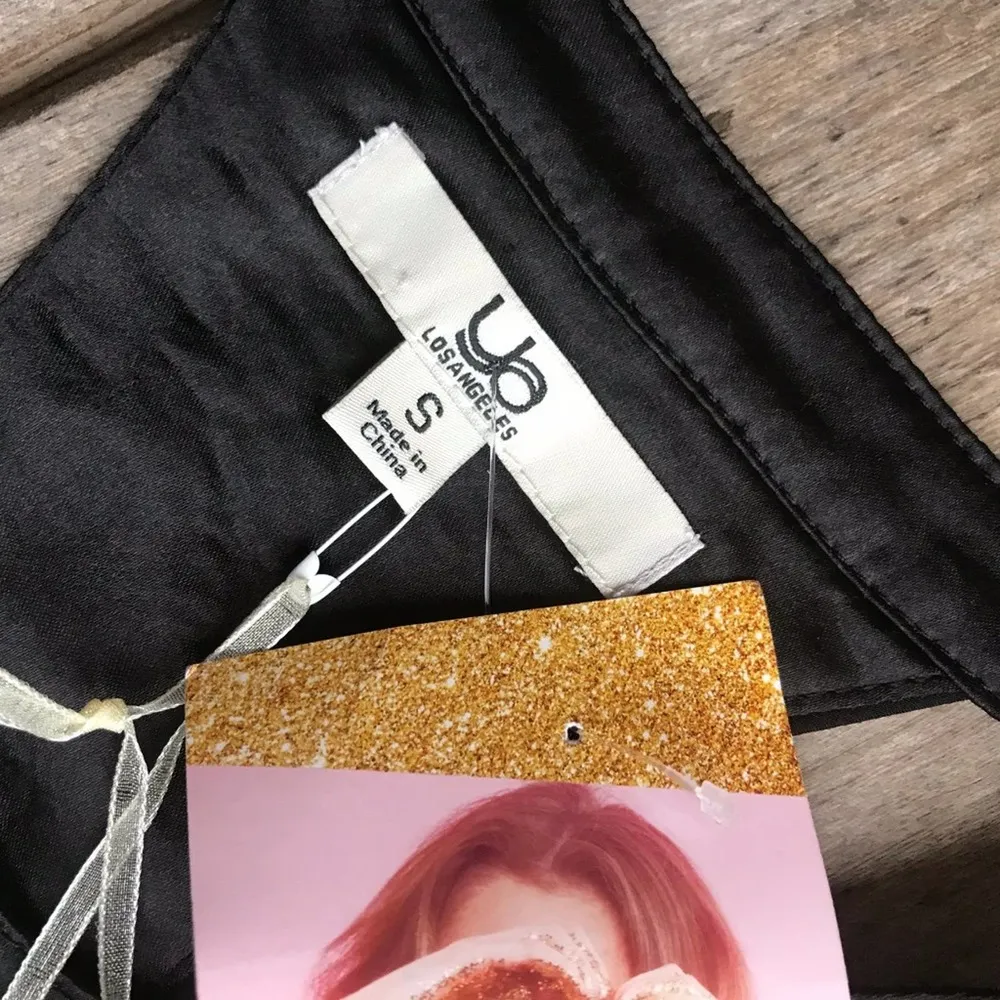 Lulu's YA Los Angeles Womens Dress Sz Small Caged Neckline Little Black Silk NEW - Image 70