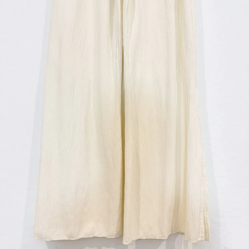 Commense Pleated Trouser Pants Tan Size M - Image 3