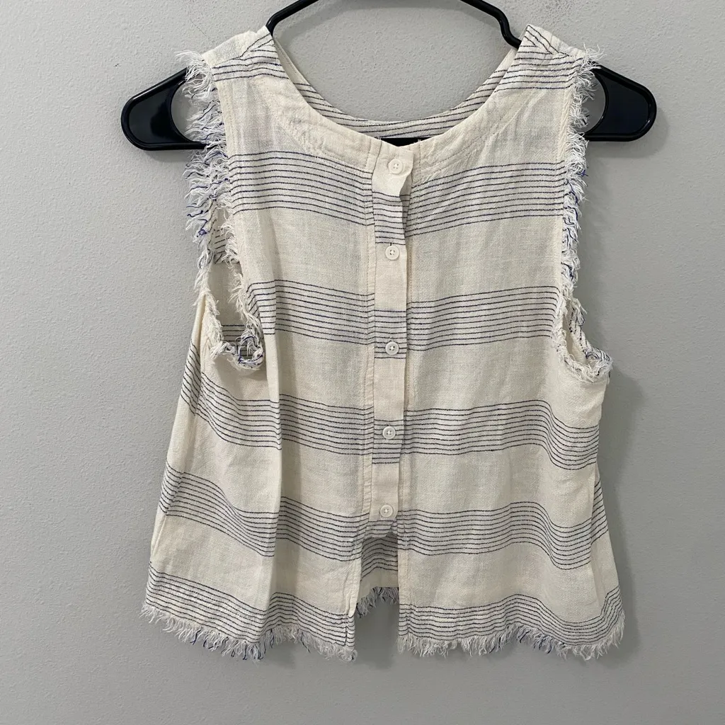 Thread‎ and Supply Tank Top Size Small White - Image 3