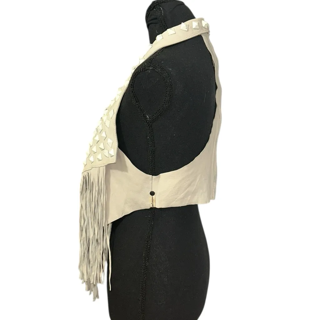One Teaspoon Beige Fringe Vest(Size 10) - Image 5