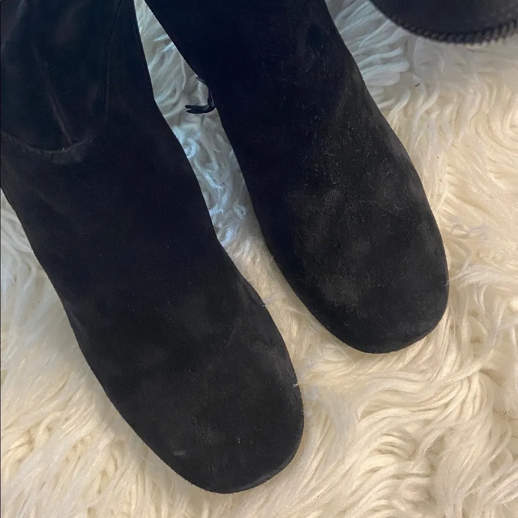 Franco Sarto Black Over the Knee Suede Boots size 7.5 BNWOT see all photos - Image 15