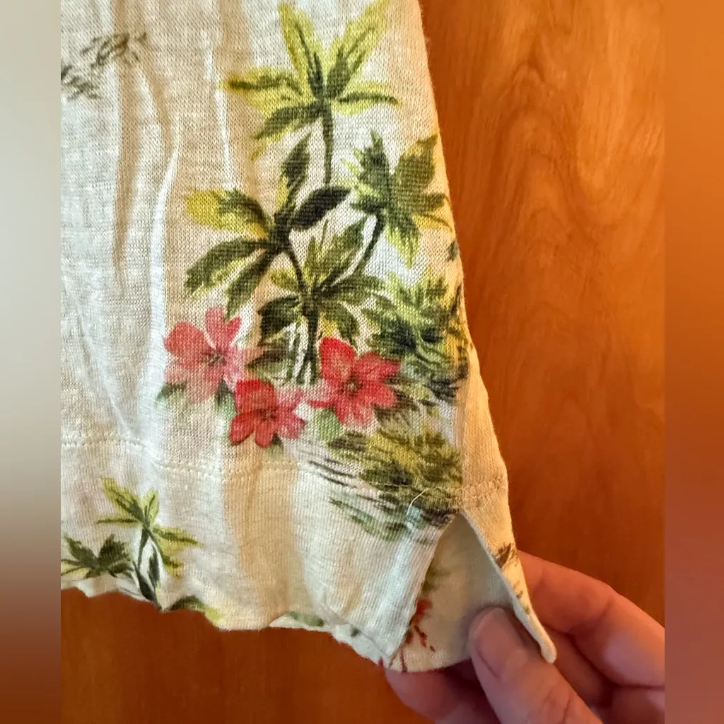 J. Jill Love Linen Short Sleeve Tee T - Image 3