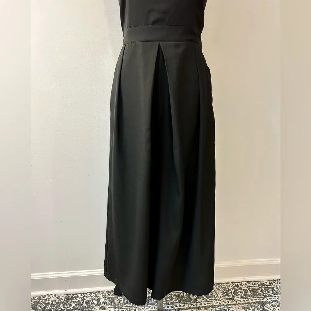 Karlie Strapless Wide Leg Cropped Jumpsuit - Image 4