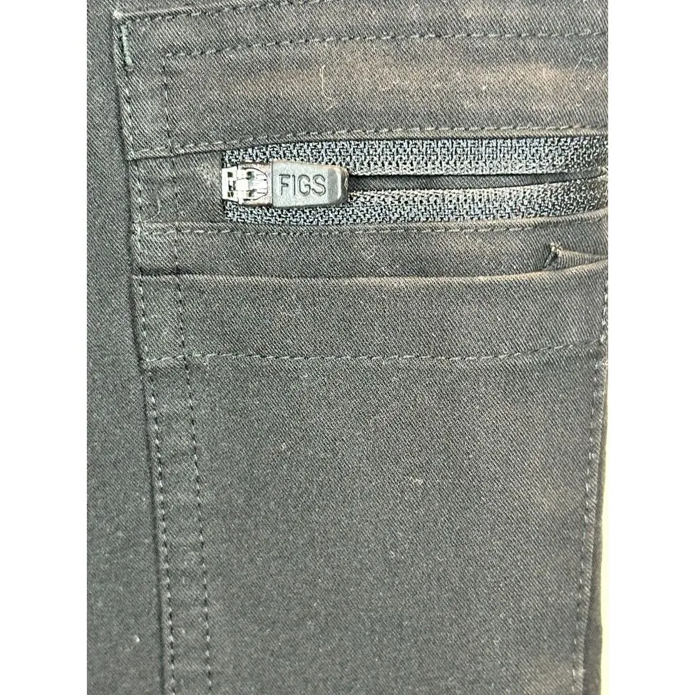 FIGS  Women's TW2000R Size S Black Yola Skinny Scrub Pants EUC - Image 6