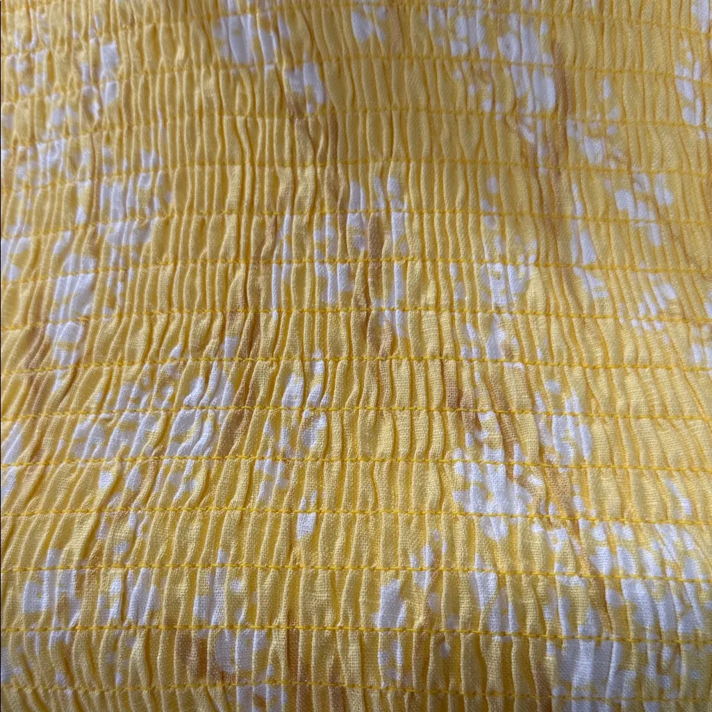 Sabo Skirt Light Yellow Ruffled Blouse - Image 5