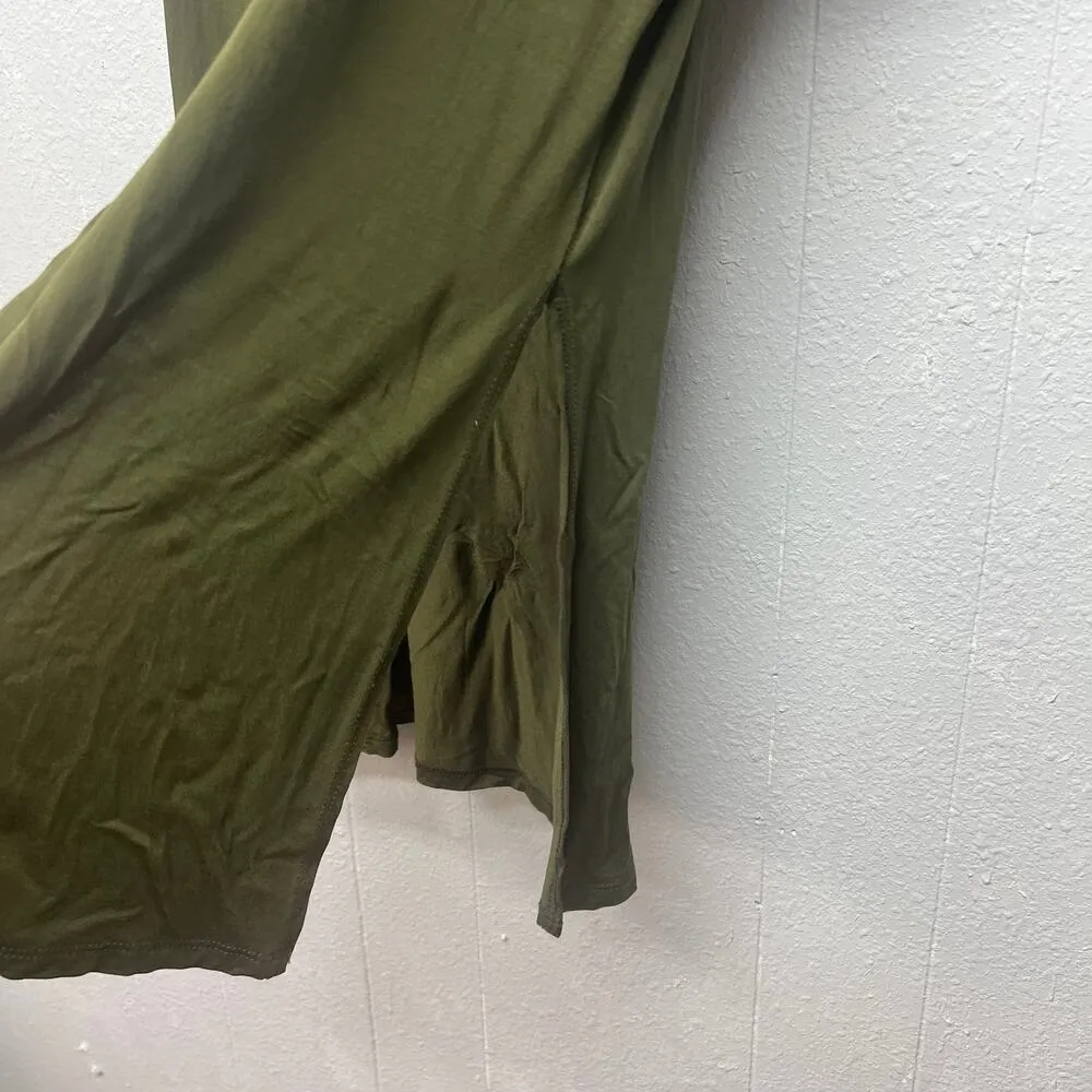 Carly Jean Women's Minimalist Chic Bohemian Relaxed Open Front Tunic Top Size XS - Image 7