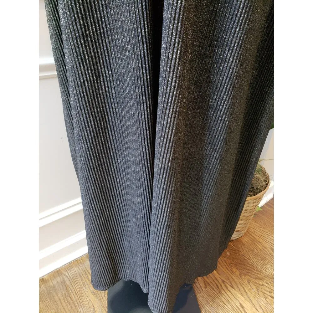 ESY Studio EY Kaftan Dress Womens OSM Black Shimmer African Dashiki Embroidered - Image 15