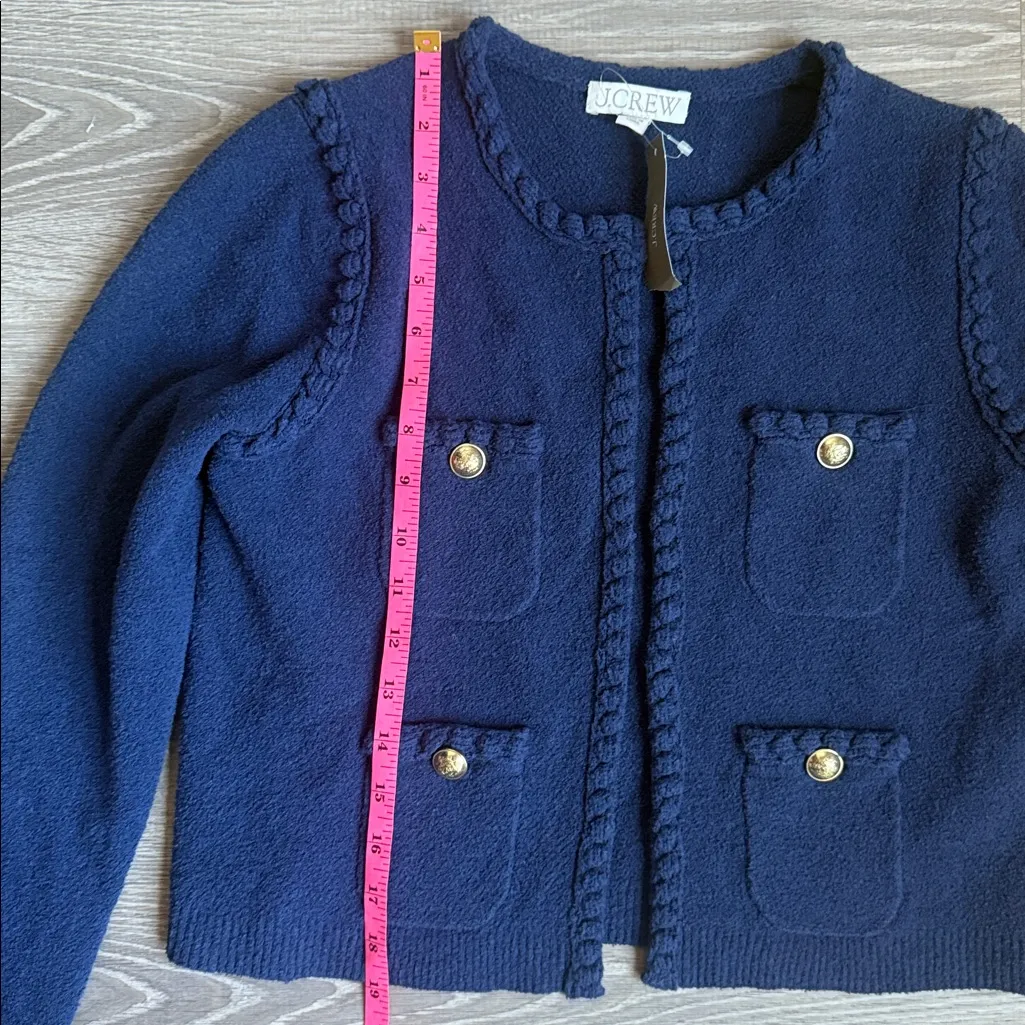 NEW J.CREW ODETTE SWEATER LADY JACKET  XS - Image 7