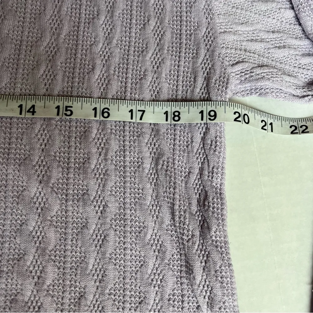 Antistar Crop knit sweater lavender size small - Image 9