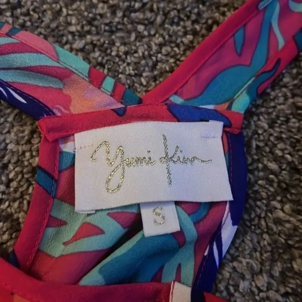 Yumi Kim Floral Tank Womens Colorful Small Shirt Top - Image 7