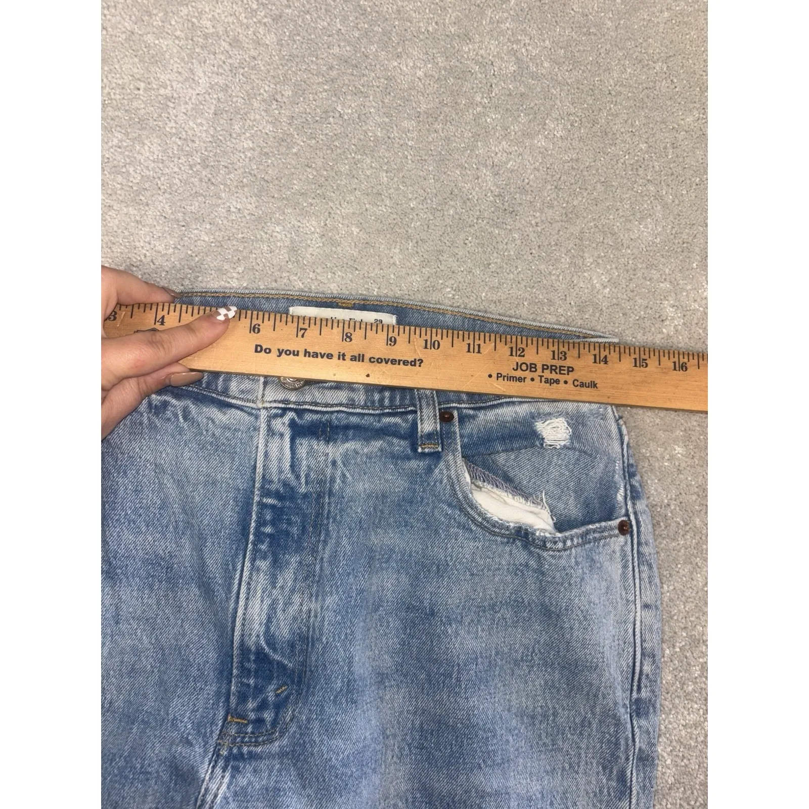 abercrombie & fitch jeans 90s straight ultra high rise curve love 29/8r - Image 7