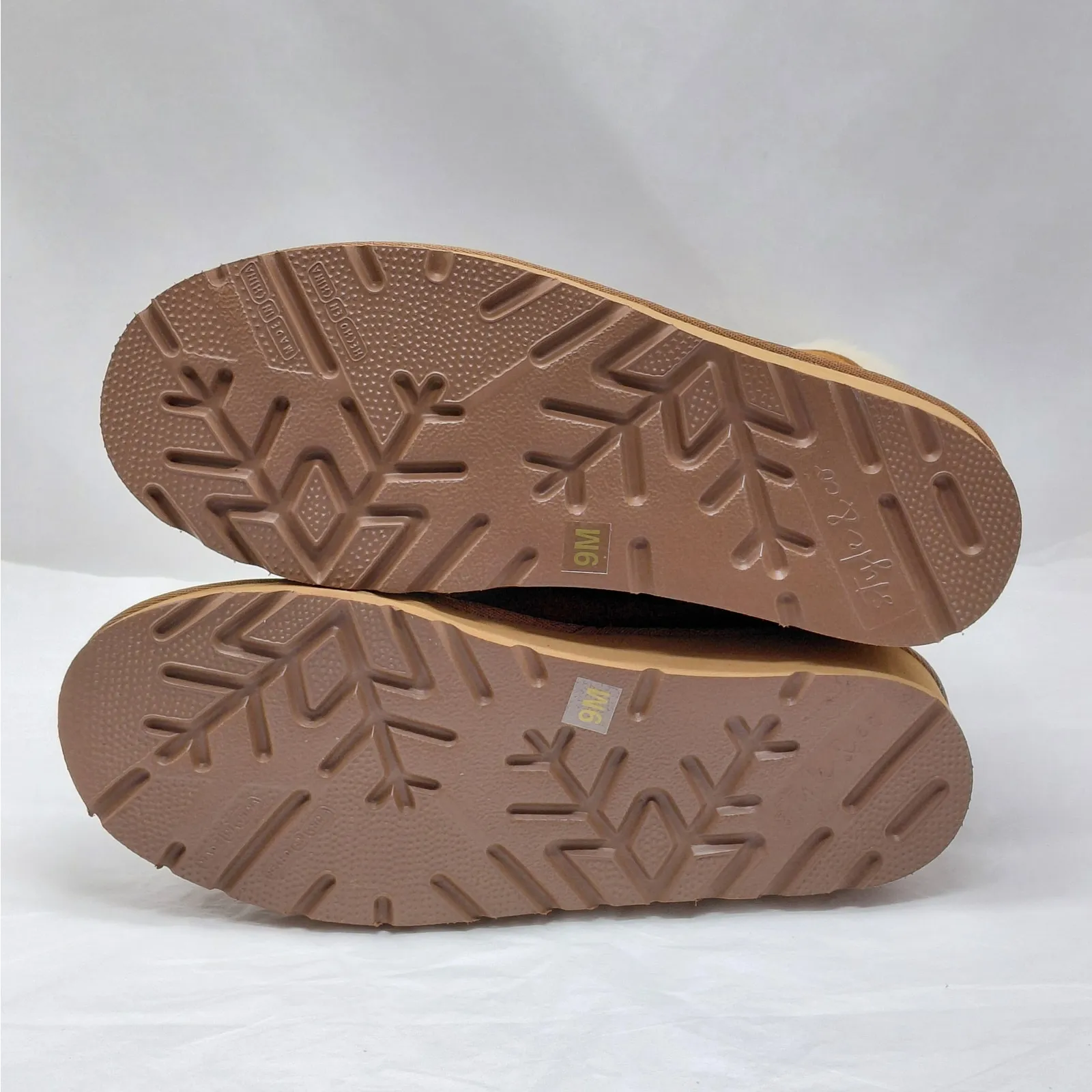 Style & Co Womens 9 Genuine Suede Leather Boots Brown Fur Lined Lace Up Cozy NIB - Image 8