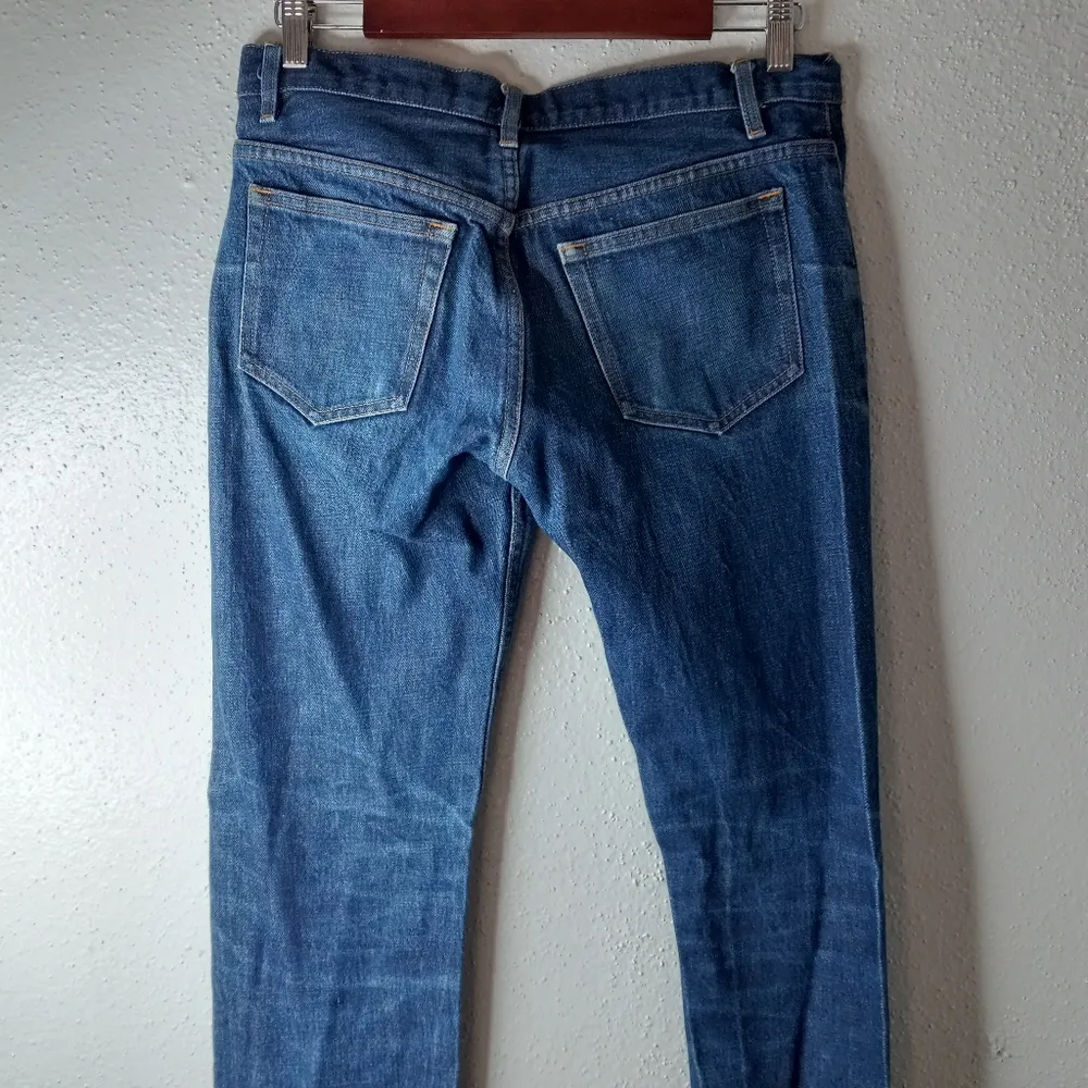 A.P.C. New Standard 30x31 Button Fly Dark Wash Jeans Blue Size 30 - Image 2