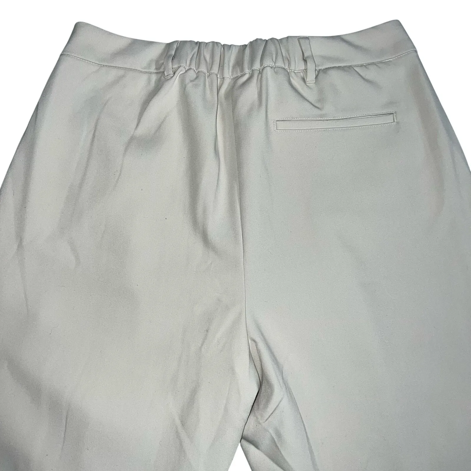 Old Navy Womens Extra High Rise Taylor Wide Leg Trouser Pants Beige Large - Image 7