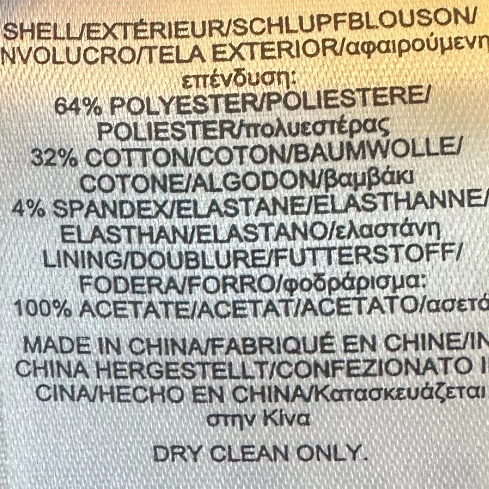 Brooks Brothers Black White Floral Print Dress Sheath Sleeveless Size 2 Women's - Image 10